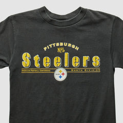 Pittsburgh Steelers 2000s T-shirt Black Vintage - Fanatics
