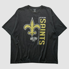 New Orleans Saints Reebok 2010 T-shirt Black Vintage - Fanatics