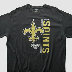 New Orleans Saints Reebok 2010 T-shirt Black Vintage - Fanatics