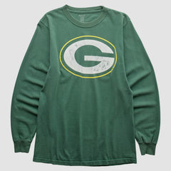 Green Bay Packers Reebok 2000s Long Sleeve T-shirt Green Vintage - Fanatics