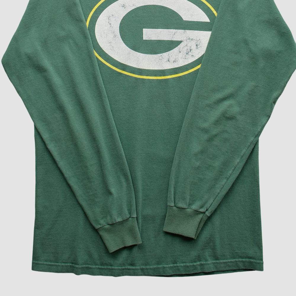Green Bay Packers Reebok 2000s Long Sleeve T-shirt Green Vintage - Fanatics