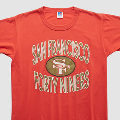 San Francisco 49ers Russell 90s T-shirt Red Vintage - Fanatics