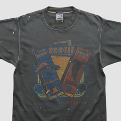 Superbowl XXXIII Pro Player 1999 T-shirt Black Vintage - Fanatics