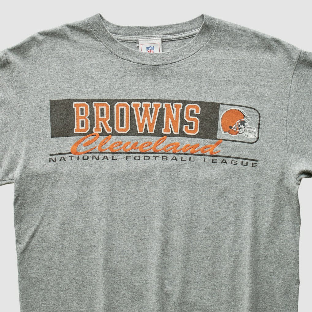 Cleveland Browns NFL 2000s Long Sleeve T-shirt Heather Gray Vintage - Fanatics
