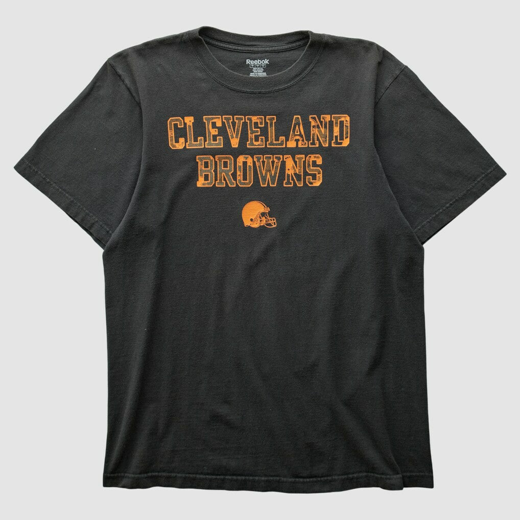 Cleveland Browns Reebok 2000s T-shirt Black Vintage - Fanatics