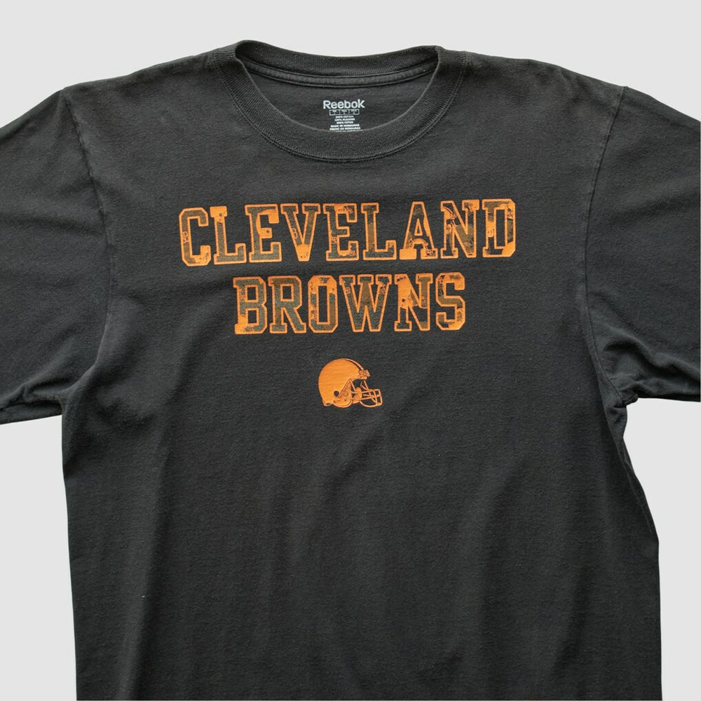 Cleveland Browns Reebok 2000s T-shirt Black Vintage - Fanatics