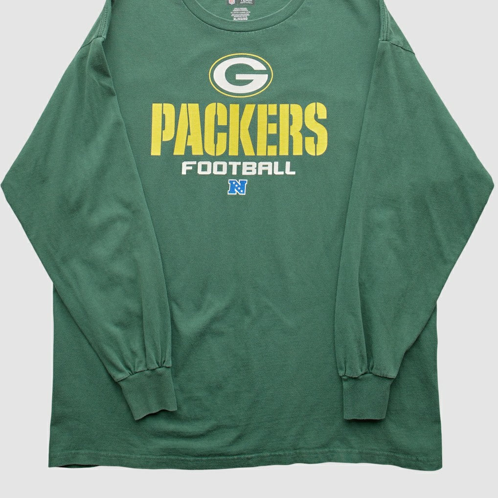 Green Bay Packers NFL 2010s Long Sleeve T-shirt Green Vintage - Fanatics