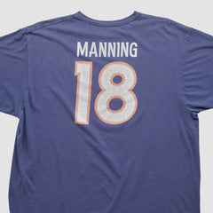 Denver Broncos Reebok 2010s T-shirt Navy Vintage - Fanatics