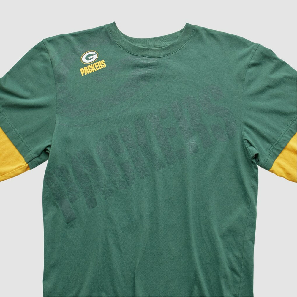 Green Bay Packers 2000s Long Sleeve T-shirt Green Vintage - Fanatics