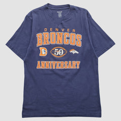 Denver Broncos Reebok 2009 T-shirt Navy Vintage - Fanatics