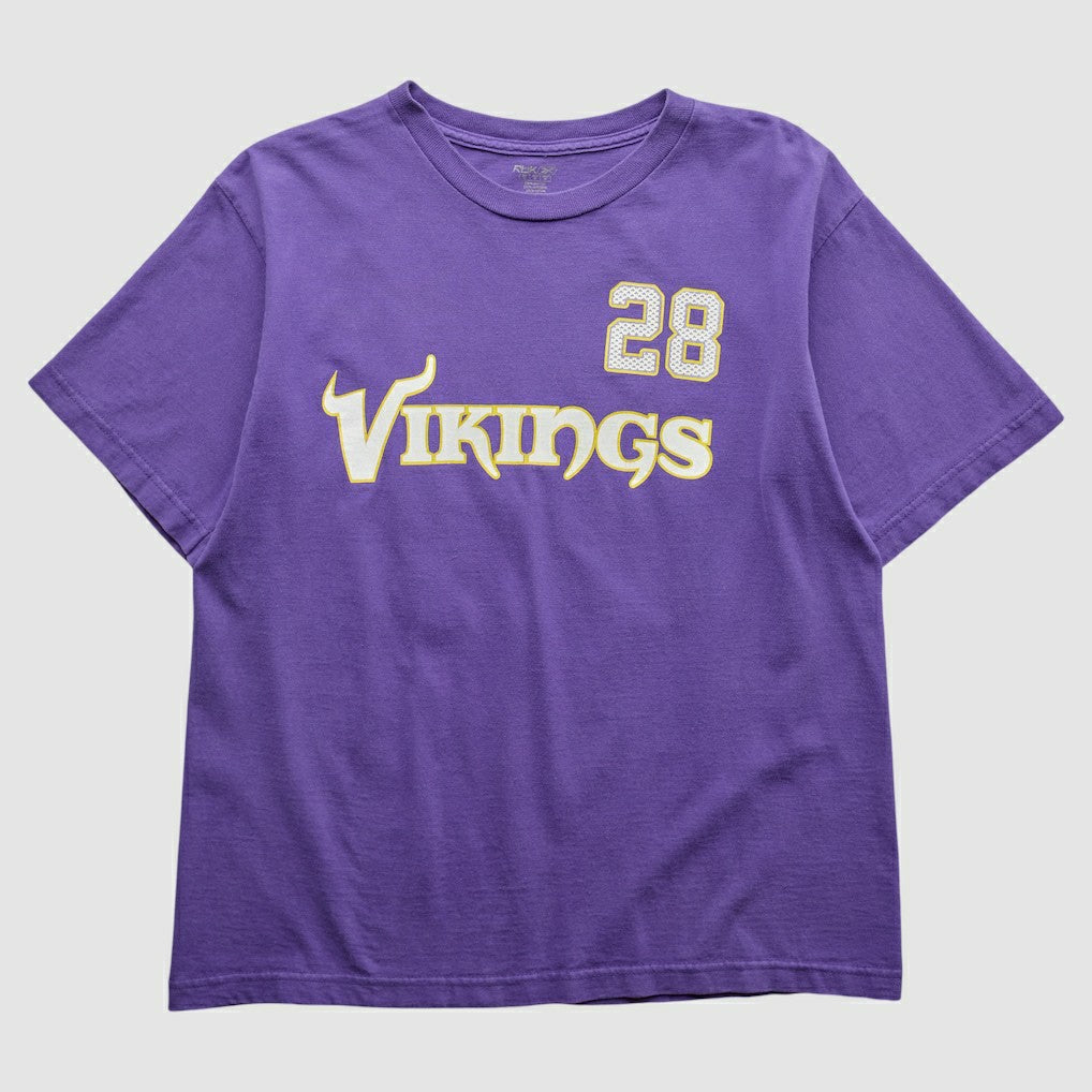 Minnesota Vikings Reebok 2000s T-shirt Purple Vintage - Fanatics