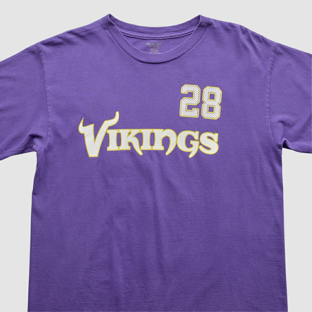 Minnesota Vikings Reebok 2000s T-shirt Purple Vintage - Fanatics