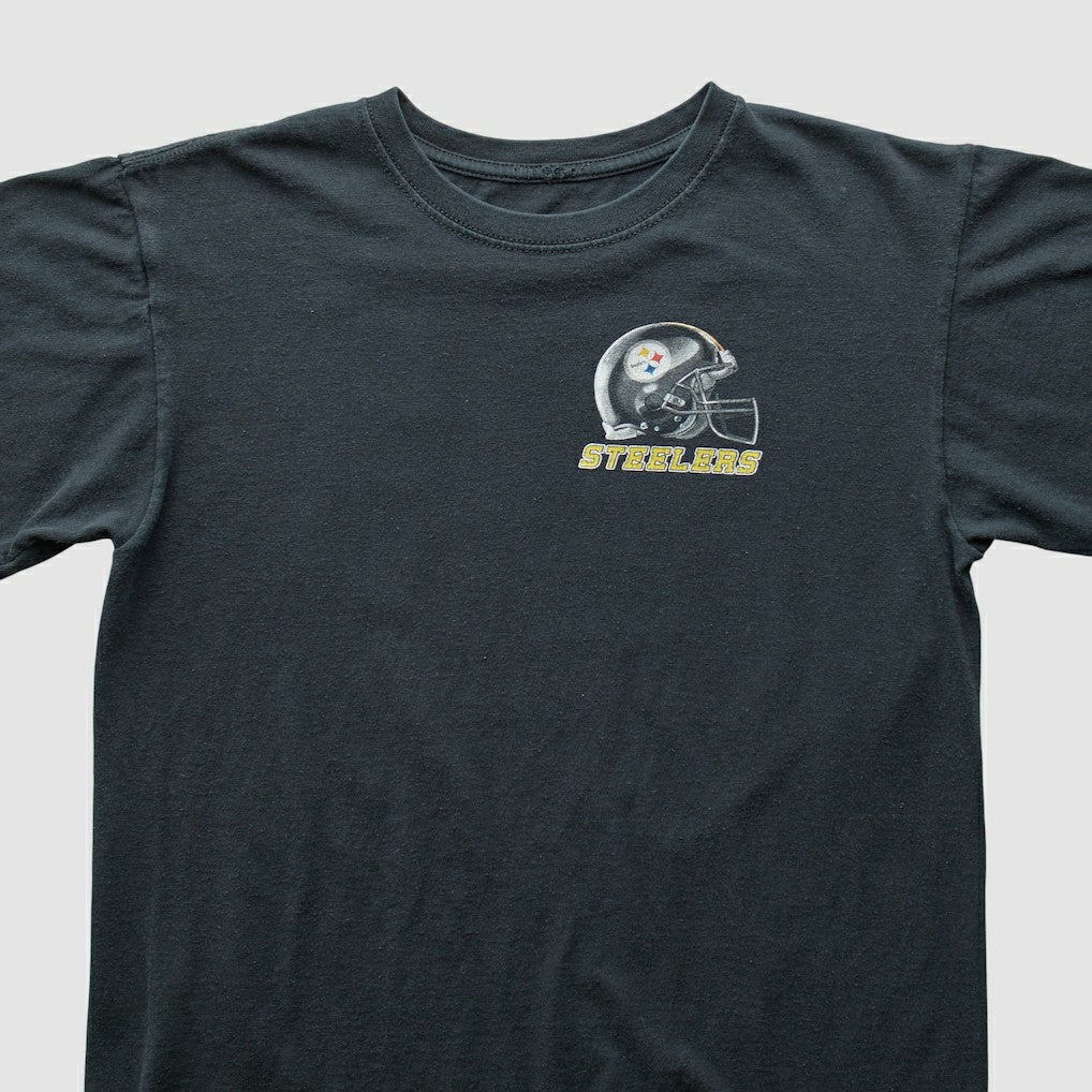Pittsburgh Steelers 2000s T-shirt Black Vintage - Fanatics