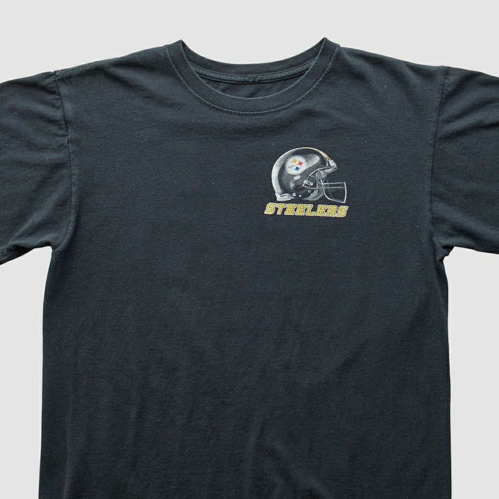 Pittsburgh Steelers 2000s T-shirt Black Vintage - Fanatics