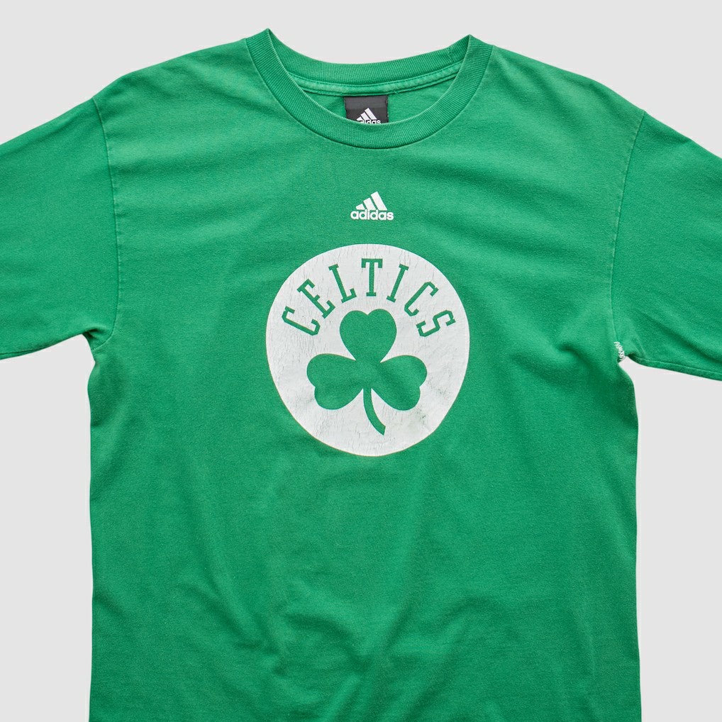 Adidas - Boston Celtics 2010s Long Sleeve T-shirt - Green Vintage