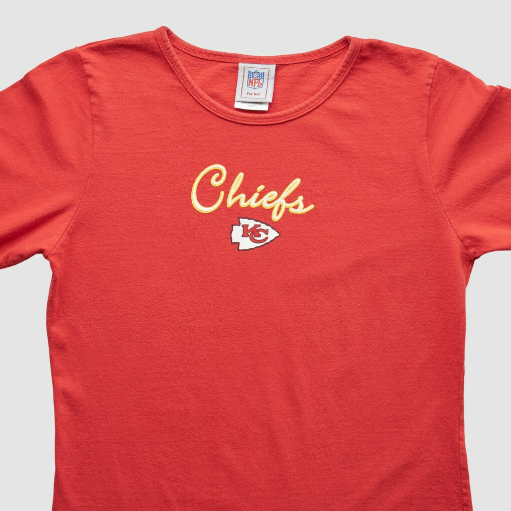 Kansas City Chiefs NFL 2000s Long Sleeve T-shirt Red S Vintage - Fanatics