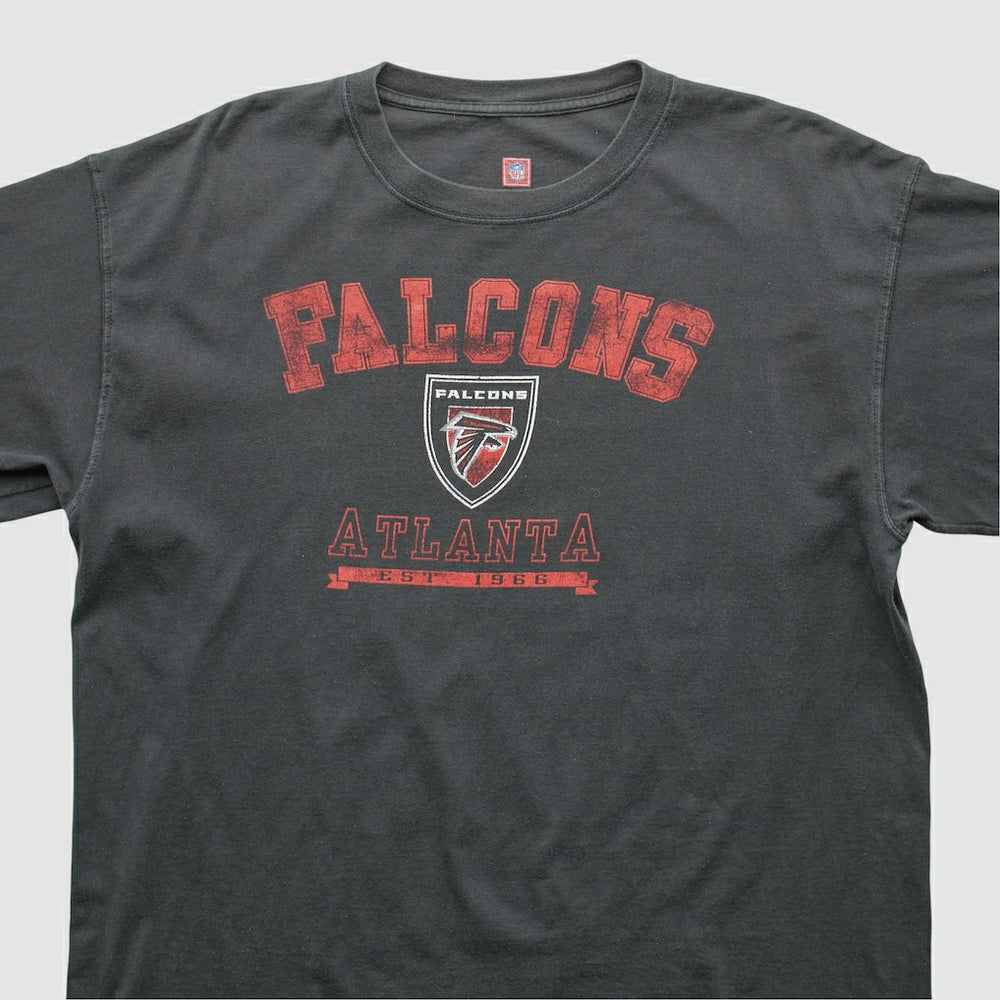 Atlanta Falcons NFL 2000s T-shirt Charcoal Vintage - Fanatics