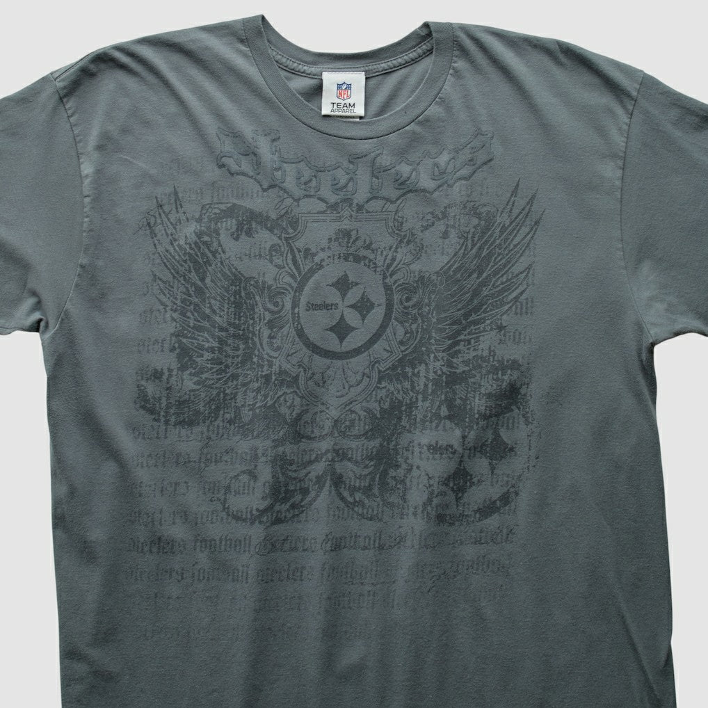 Pittsburgh Steelers NFL 2010s T-shirt Charcoal Vintage - Fanatics