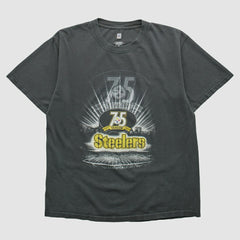 Pittsburgh Steelers 2007 T-shirt Black Vintage - Fanatics