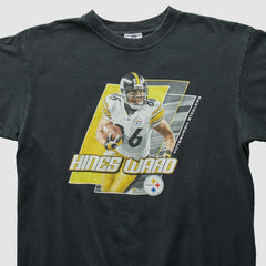 Pittsburgh Steelers 2000s T-shirt Black Vintage - Fanatics