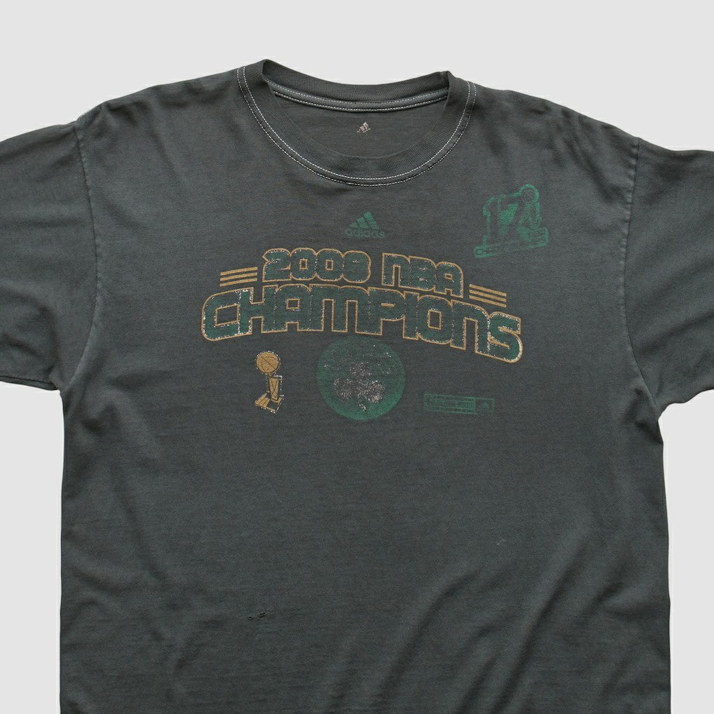 Adidas - Boston Celtics 2008 T-shirt - Charcoal Vintage