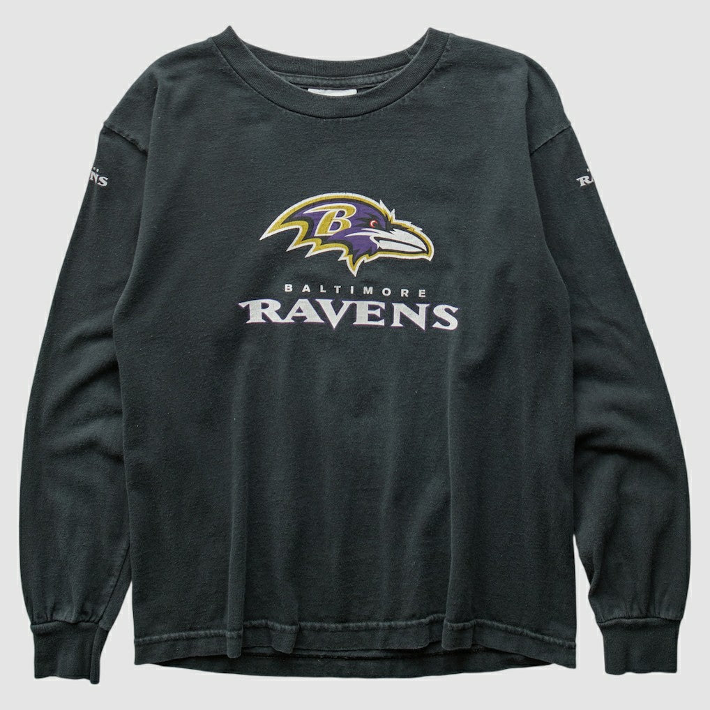 Baltimore Ravens Reebok 2000s Long Sleeve T-shirt Black Vintage - Fanatics