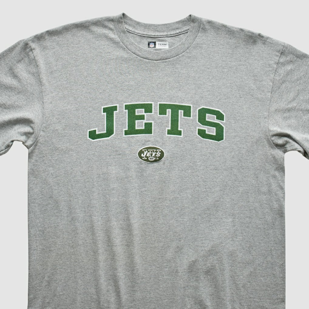 New York Jets 2010s T-shirt Heather Gray Vintage - Fanatics