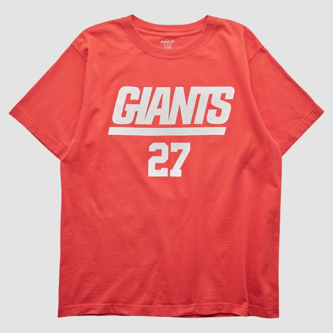 New York Giants Reebok 2010s T-shirt Red Vintage - Fanatics