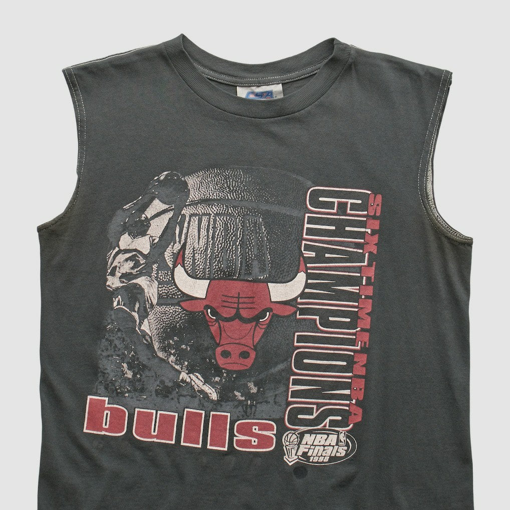 Vintage - Chicago Bulls CSA 1998 Tank - Charcoal Vintage