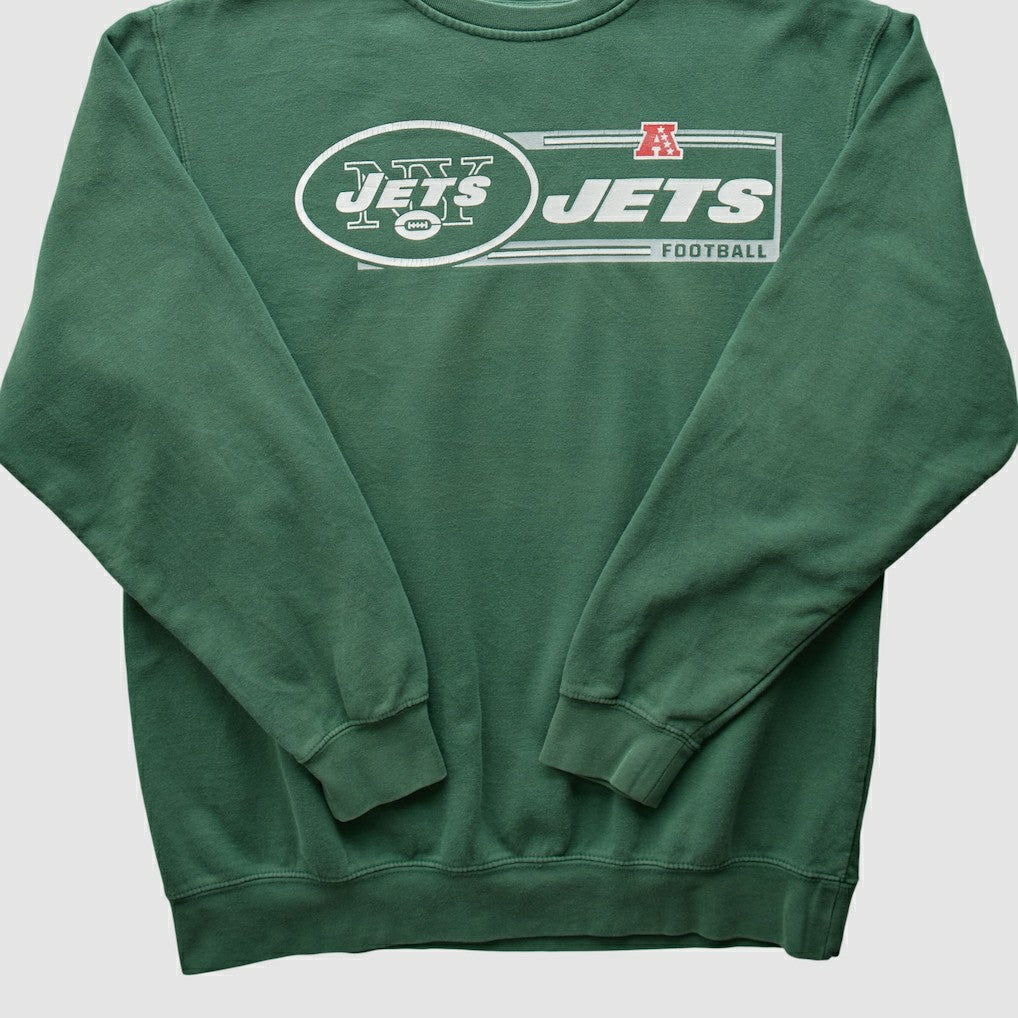 New York Jets NFL 2010s Pullover Sweatshirt Green Vintage - Fanatics