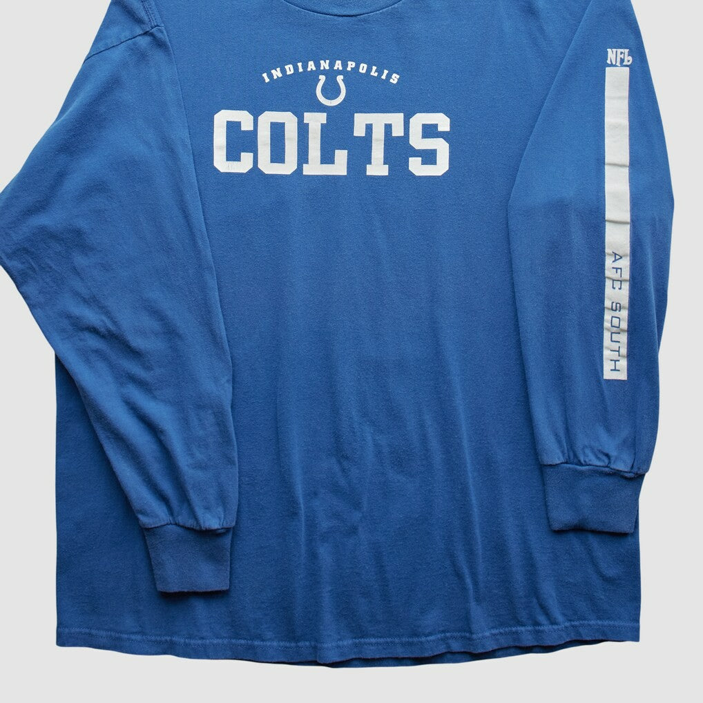 Indianapolis Colts 2000s Long Sleeve T-shirt Blue Vintage - Fanatics