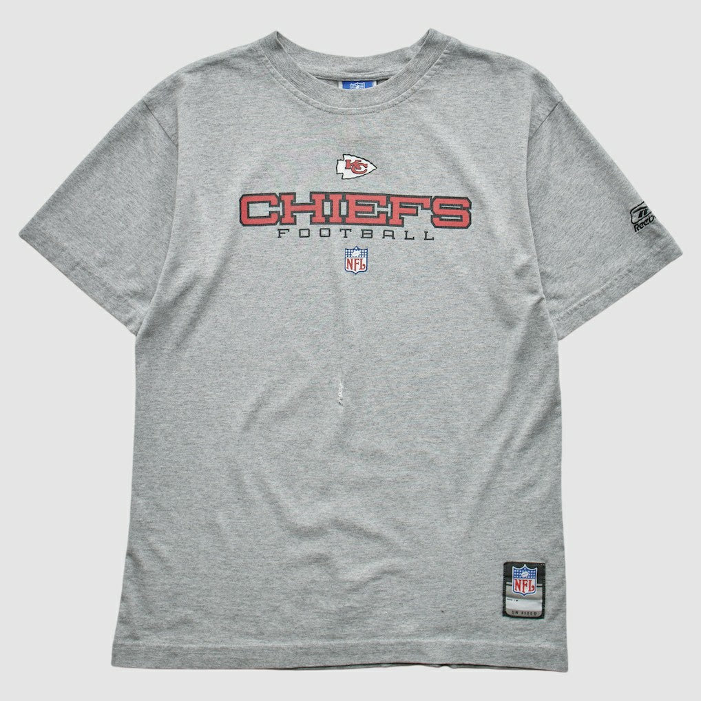 Kansas City Chiefs Reebok 2000s T-shirt Heather Gray Vintage - Fanatics