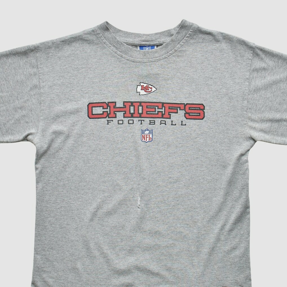 Kansas City Chiefs Reebok 2000s T-shirt Heather Gray Vintage - Fanatics