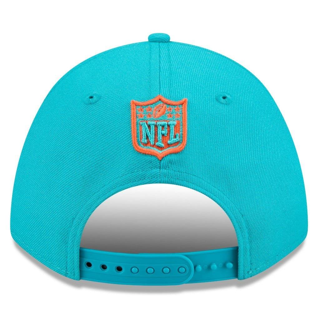 Miami Dolphins New Era Spain Side Patch 9FORTY M-Crown Adjustable Hat Aqua - NFL