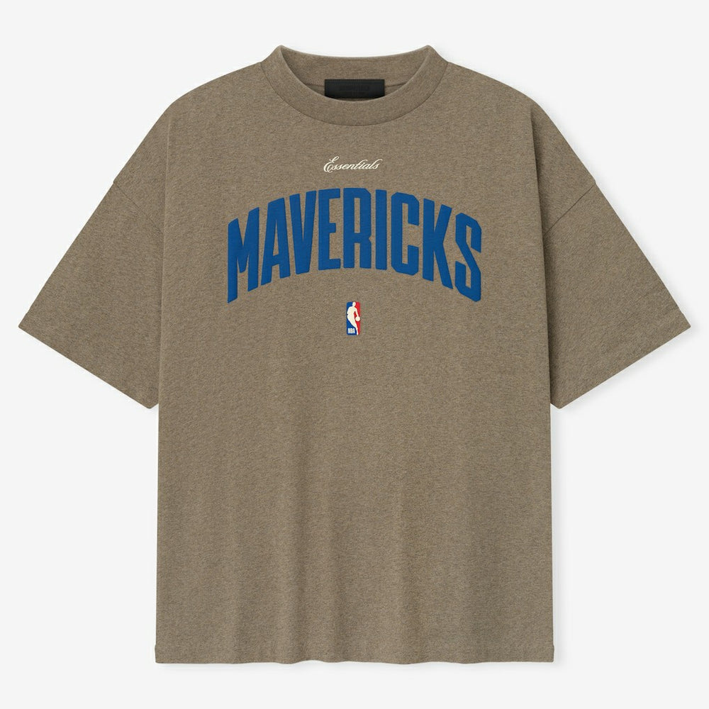 NBA - Dallas Mavericks Fear of God Unisex 90s T-Shirt - Heather Gray