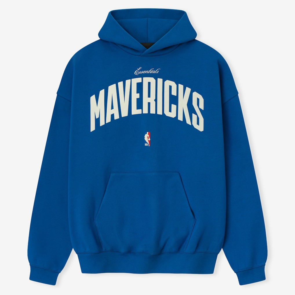 NBA - Dallas Mavericks Fear of God Unisex 90's Hoodie - Blue
