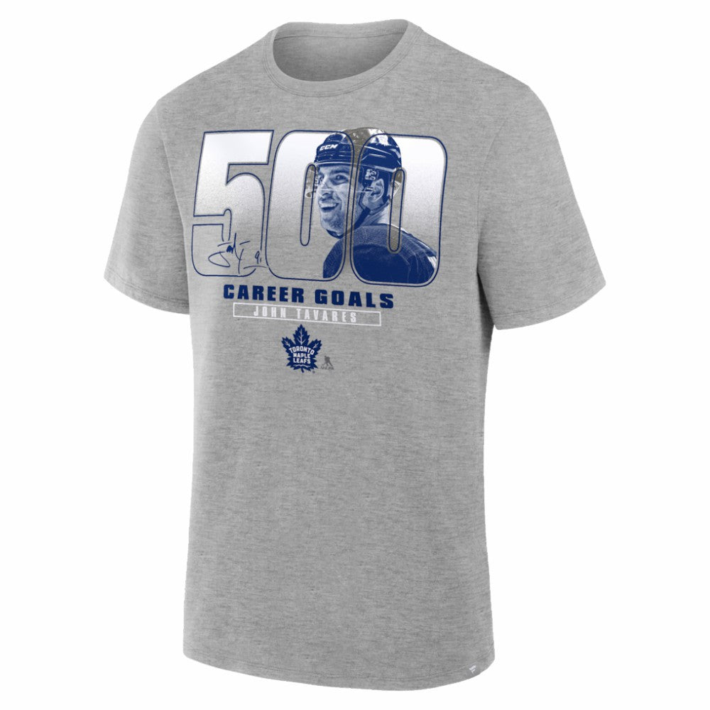 John Tavares Toronto Maple Leafs - Legacy Milestone T-Shirt Gray
