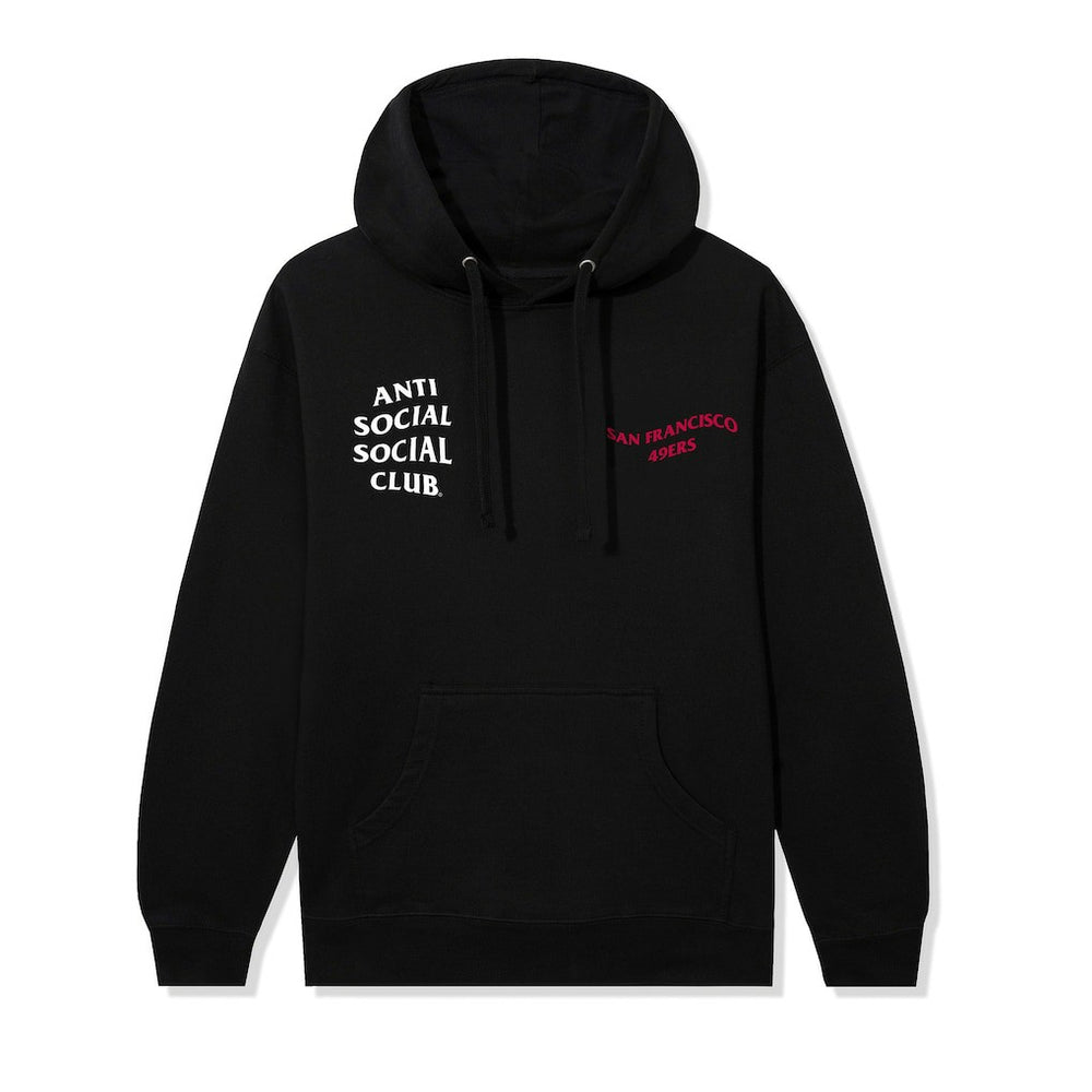 San Francisco 49ers AntiSocialSocialClub x NFL Unisex Impact Hoodie Black - NFL