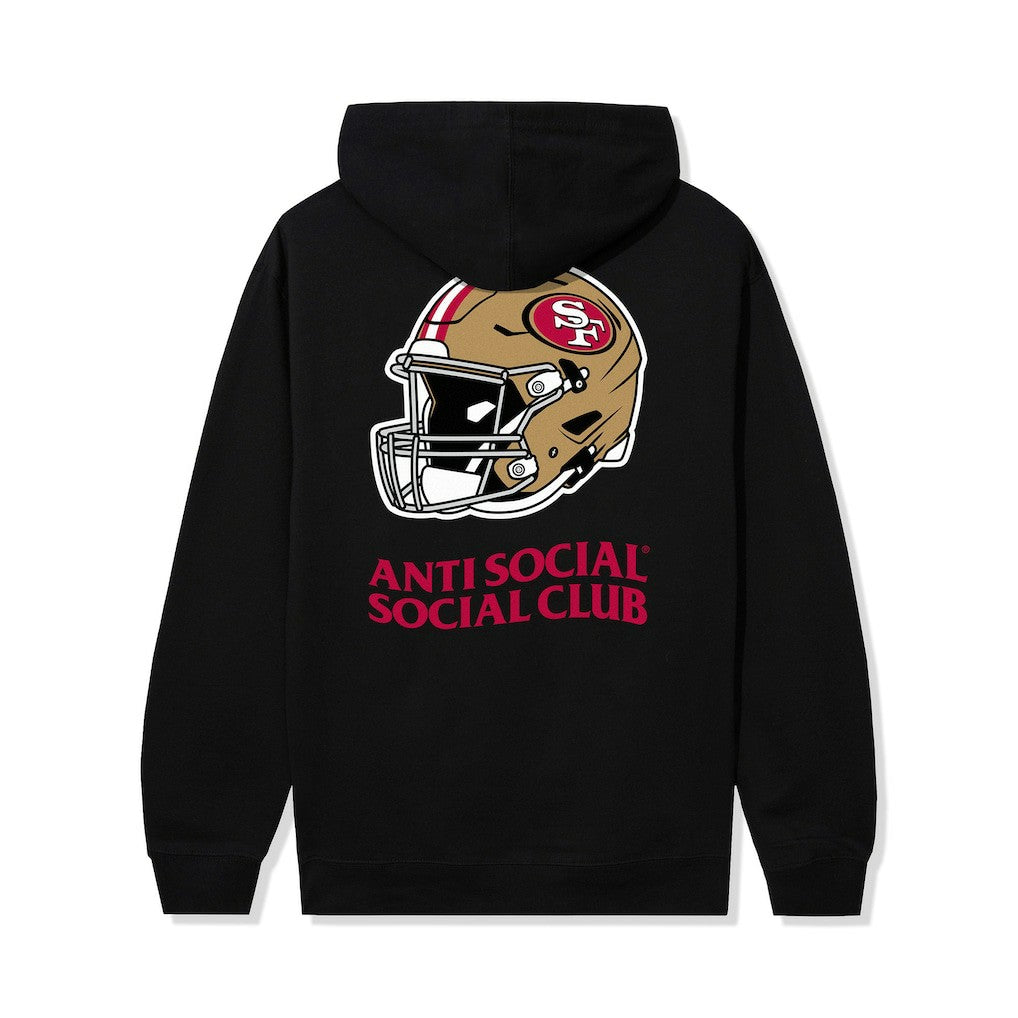 San Francisco 49ers AntiSocialSocialClub x NFL Unisex Impact Hoodie Black - NFL