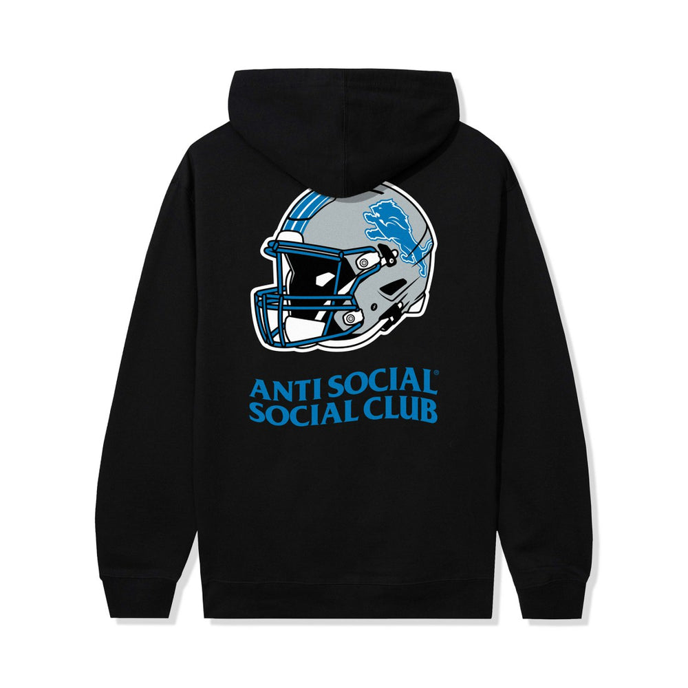 Detroit Lions AntiSocialSocialClub x NFL Unisex Impact Hoodie Black - NFL