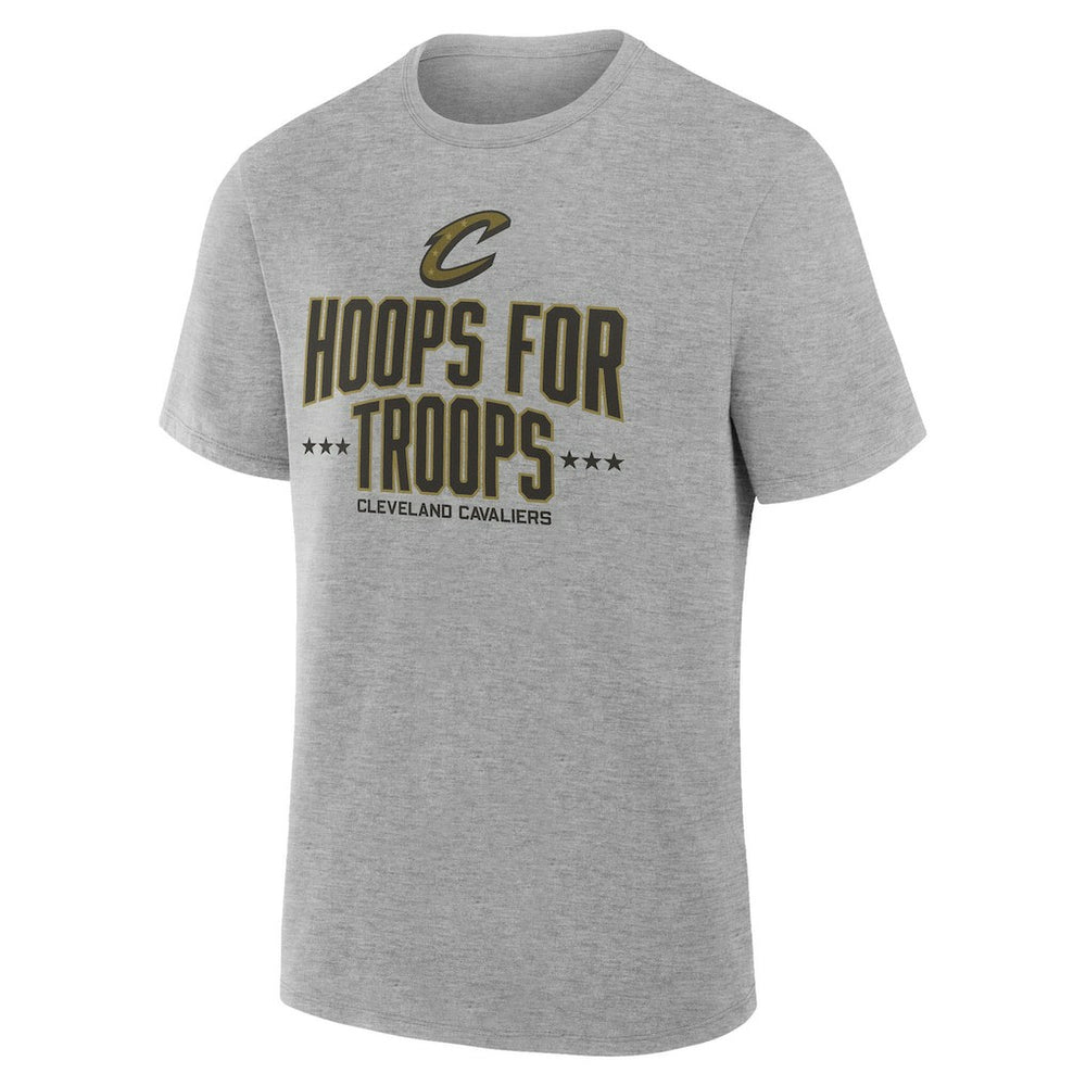 NBA - Cleveland Cavaliers Hoops For Troops T-Shirt - Gray