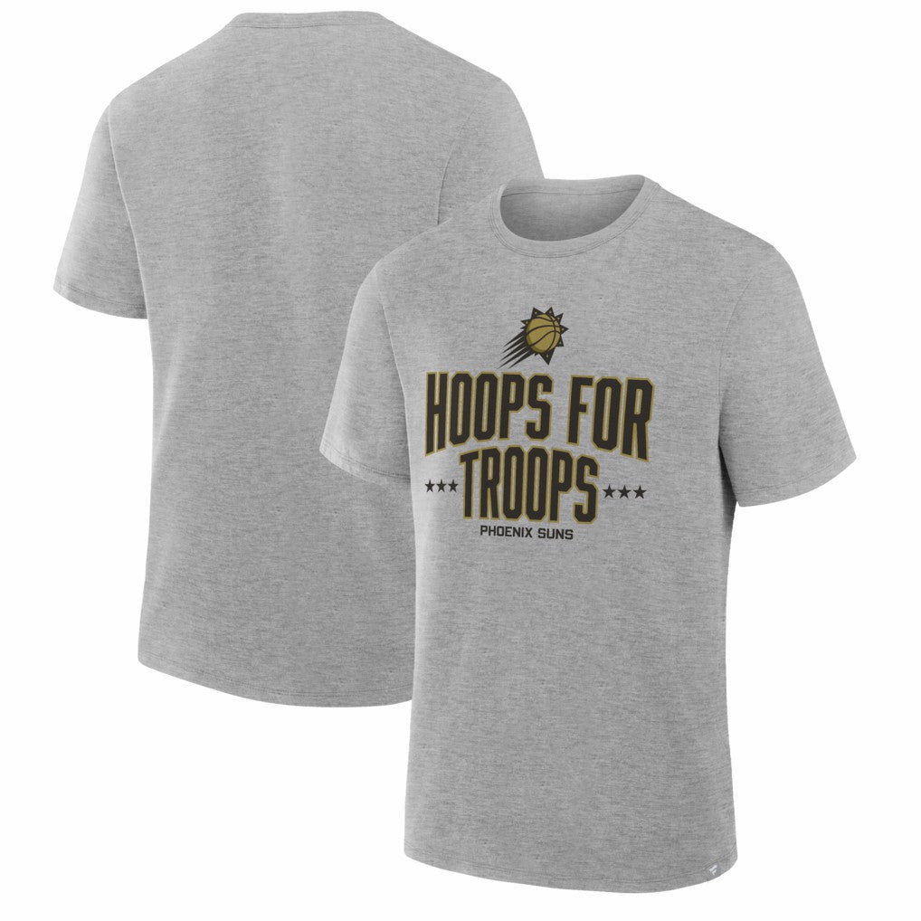 NBA - Phoenix Suns Hoops For Troops T-Shirt - Gray