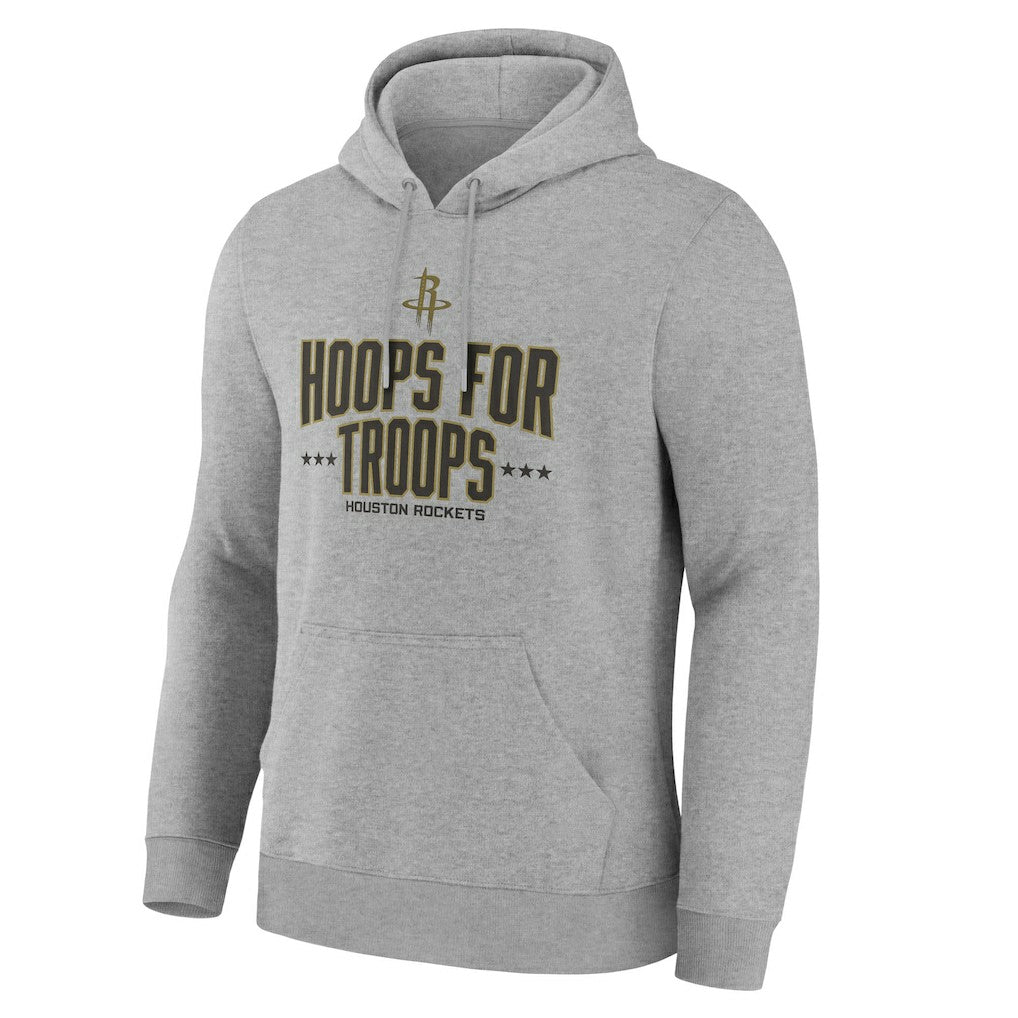NBA - Houston Rockets Hoops For Troops Hoodie - Gray