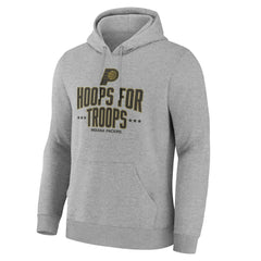 NBA - Indiana Pacers Hoops For Troops Hoodie - Gray
