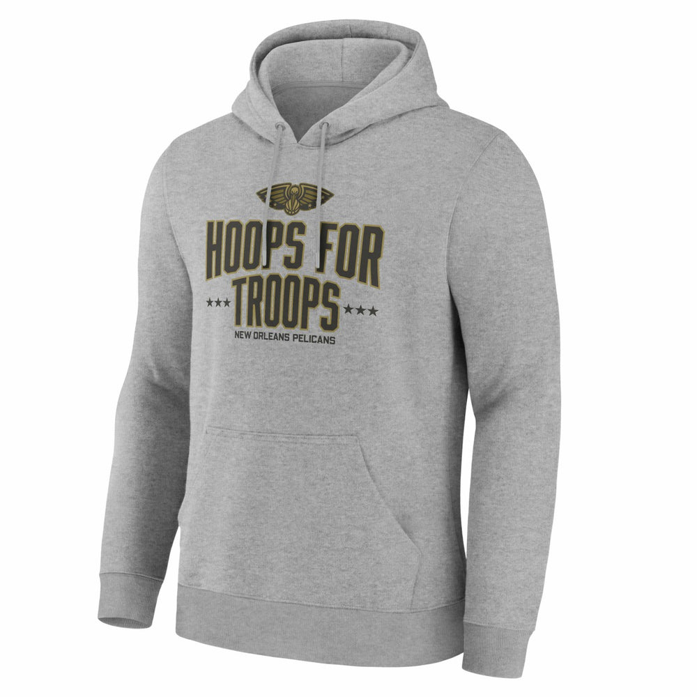 NBA - New Orleans Pelicans Hoops For Troops Hoodie - Gray