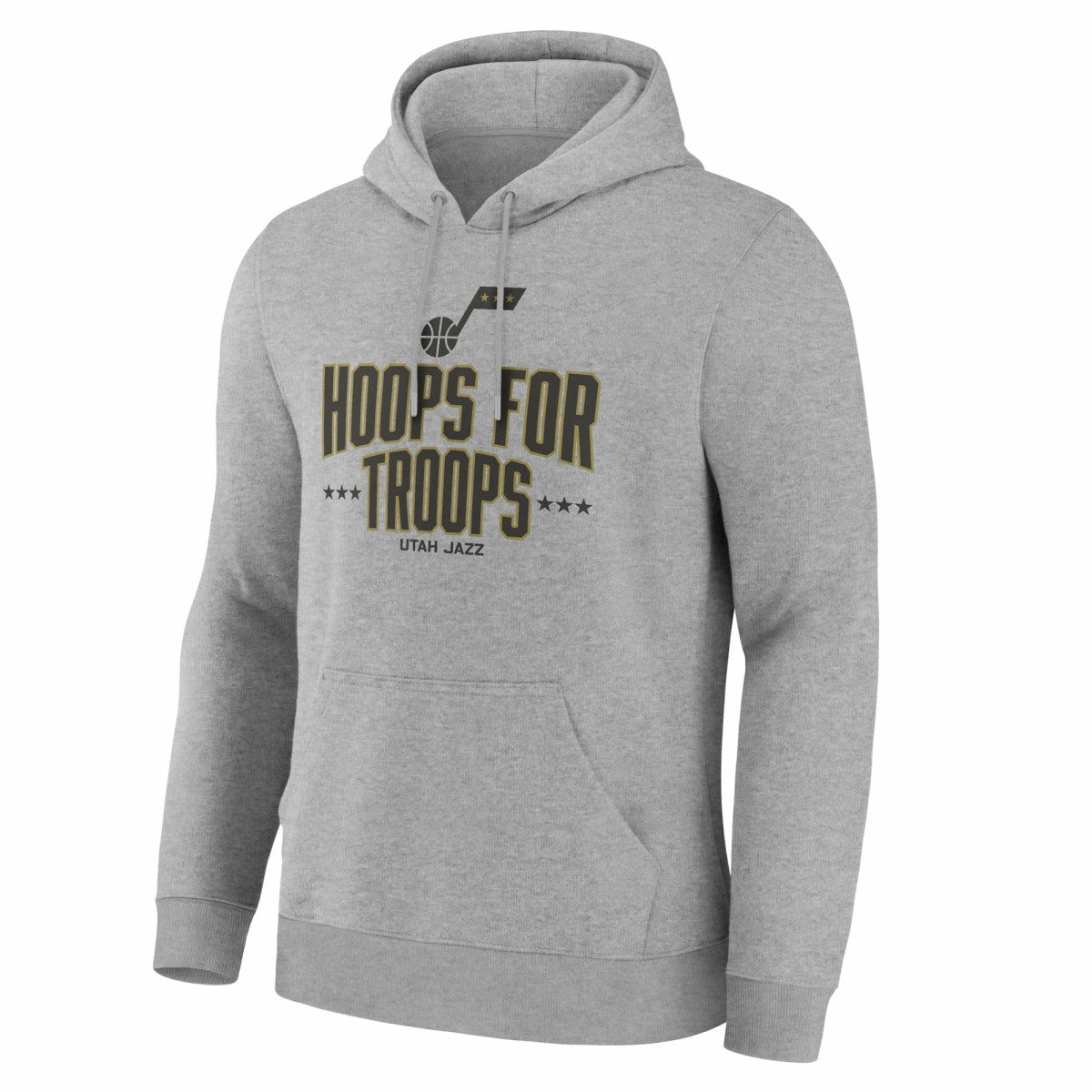 NBA - Utah Jazz Hoops For Troops Hoodie - Gray