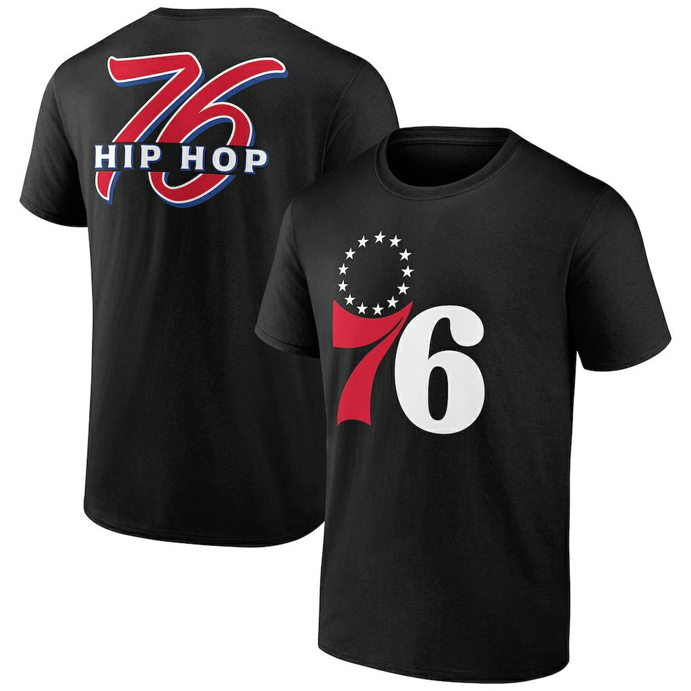 NBA - Philadelphia 76ers Hip Hop Mascot T-Shirt - Black