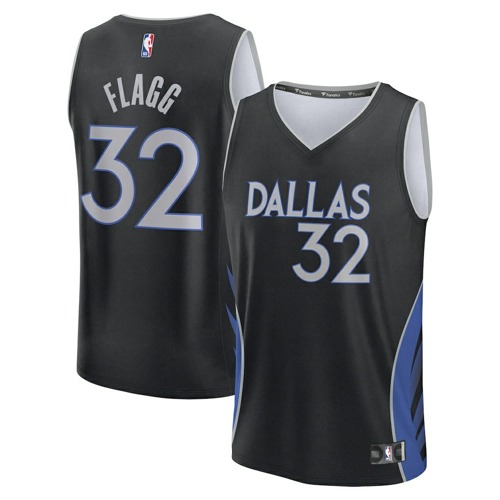 Fanatics - Cooper Flagg Dallas Mavericks 2025/26 City Edition Fast Break Jersey - Black