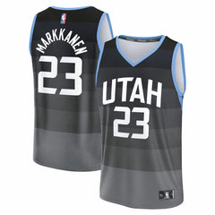 Fanatics - Lauri Markkanen Utah Jazz 2025/26 City Edition Fast Break Jersey - Black
