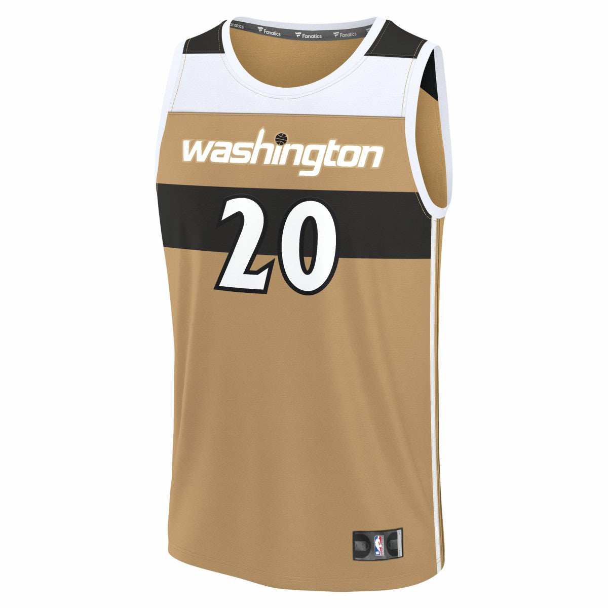 Fanatics - Alex Sarr Washington Wizards 2025/26 City Edition Fast Break Jersey - Gold